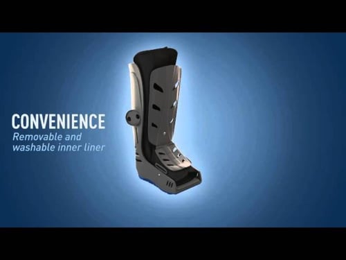 XLR8 جبيرة للقدم مصنوعة من البلاستيك (طويلة)