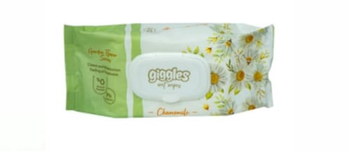 مناديل مبللة اطفال جيجلز 72 منديل giggles