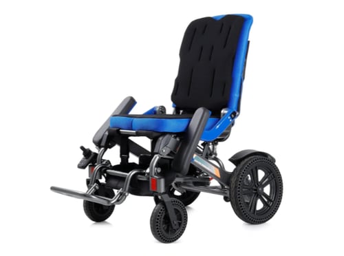 كرسي متحرك كهربائي قابل للطي وخفيف الوزن وصغير الح...