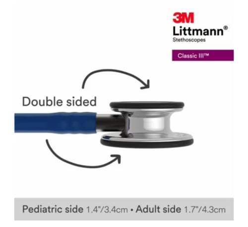 سماعة طبيب ليتمان 3M™ Littmann® 5863 Classic III™...