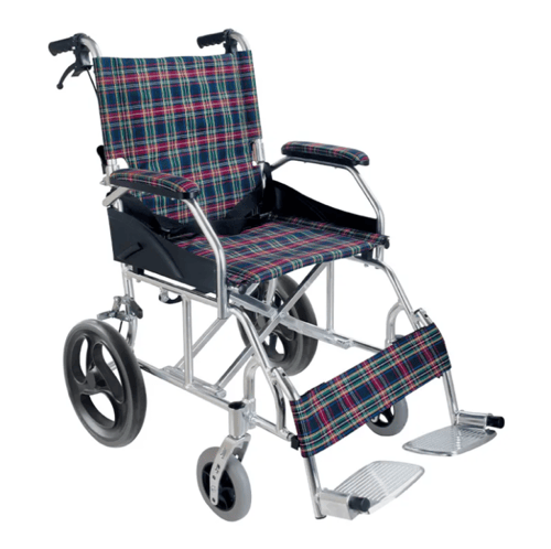 كرسي متحرك المونيوم 18 انش مقاس 46 موديلHT- CA9671