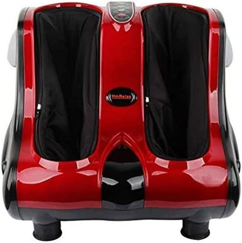 Foot and leg massager with heat