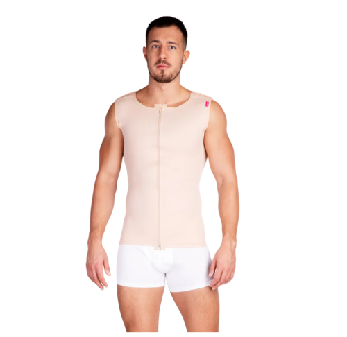 مشد بعد عملية شفط الدهون رجالي لمنطقة الصدر والبطن...