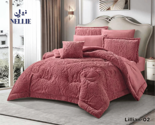 Lilian rabbit fur luxurious | 7 pieces winter red...