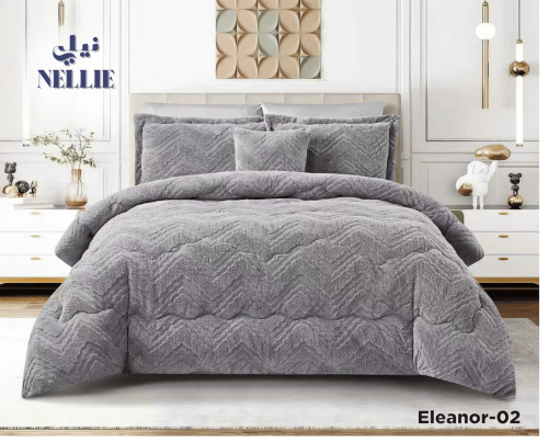 ELEANORE ROYAL VELVET double bed cover | إليانور ر...