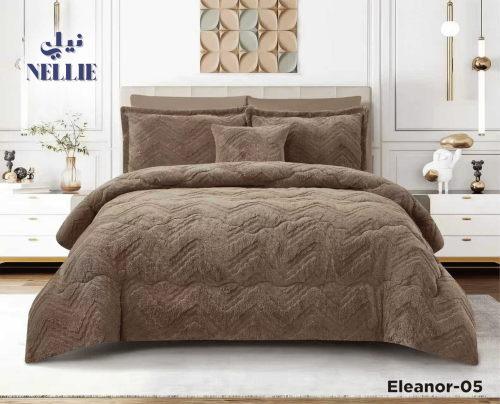 ELEANORE ROYAL VELVET double bed cover | إليانور ر...