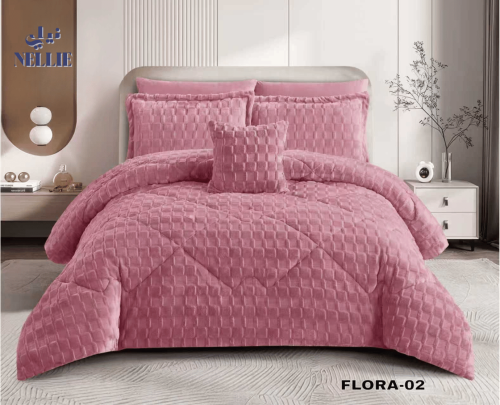 Double bedspread FLORA ROYAL FUR | Flora Royal Fur...