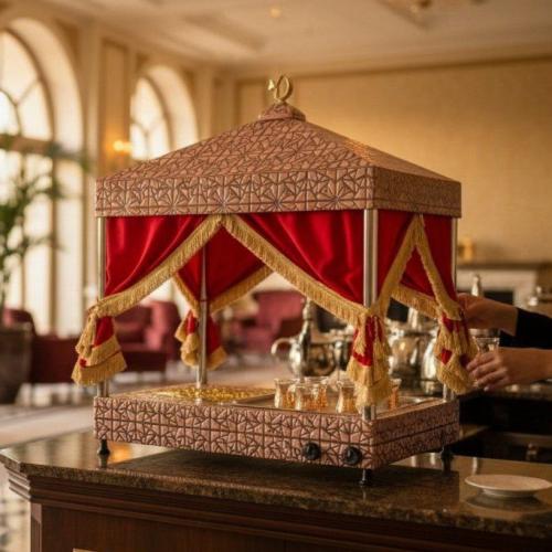 سماور ماكينة الشاي البخاري والقهوة النحاسي الأصلي...