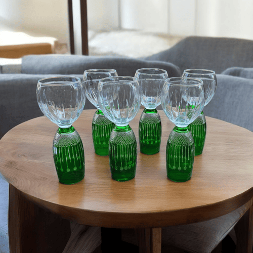 طقم عصير زجاج كريستالي للتقديم والضيافة