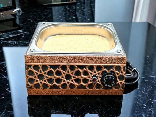 رمالة قهوة عالرمل ماكينة رمل كهربائية تركية رمالة...