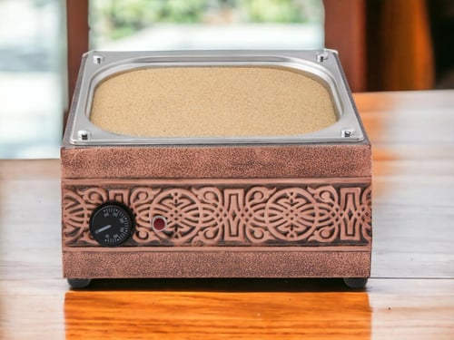 رمالة قهوة عالرمل ماكينة رمل كهربائية تركية رمالة...