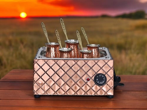 رمالة القهوة ماكينة رمل كهربائية تركية رمالة موديل...