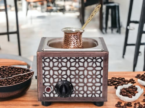 رمالة القهوة ماكينة رمل كهربائية تركية رمالة موديل...