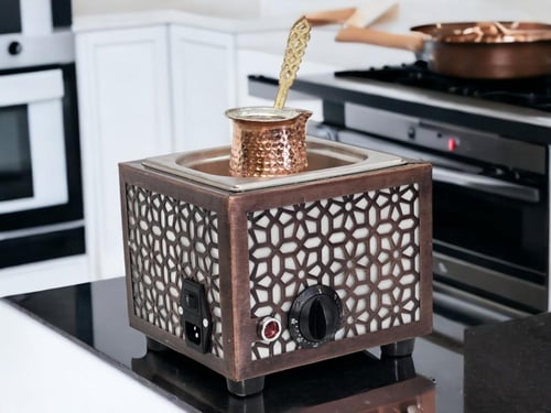 رمالة القهوة ماكينة رمل كهربائية تركية رمالة موديل...