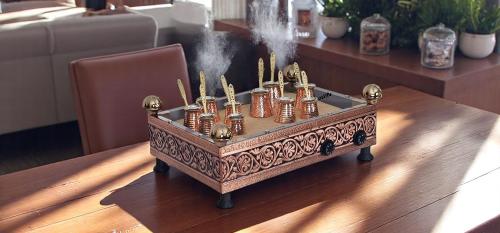 رمالة قهوة ماكينة رمل كهربائية تركية رمالة موديل ز...