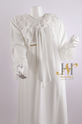 روب دانتيل ساتان ناعم كويتي