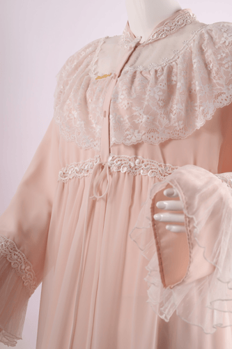 قميص مبطن قطن مع شيفون كويتي.