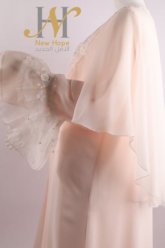 قميص بقطن داخلي مع شيفون كويتي.