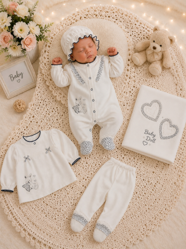 Girls' set navy Turkish