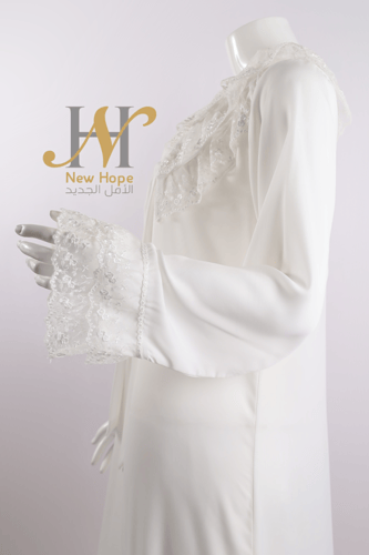 روب دانتيل ساتان ناعم كويتي