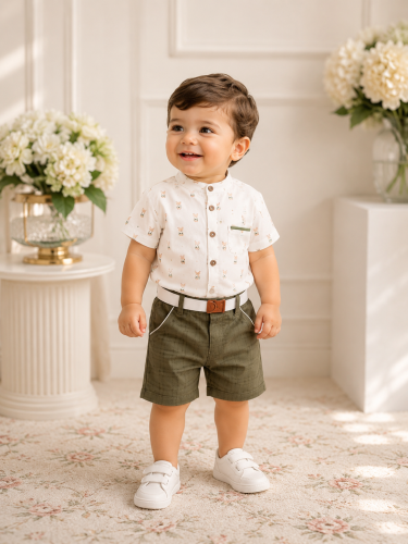Oil-colored boys' suit