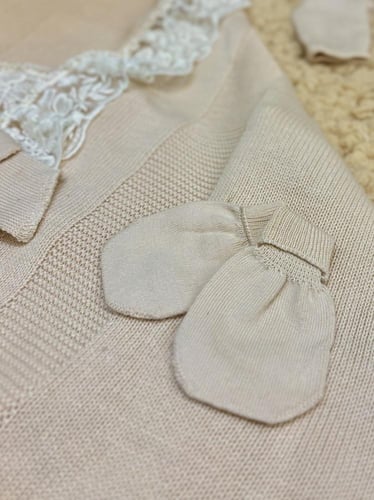 طقم خمس قطع بناتي صوف-