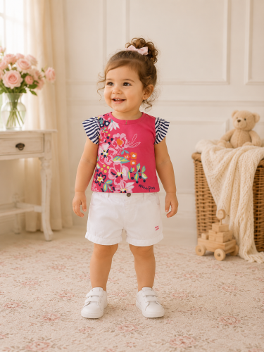 Girls' shorts and T-shirt Turkish