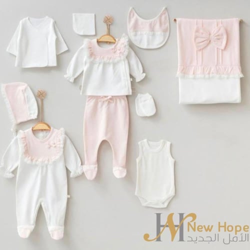 طقم بناتي كلفة فيونكة تركي