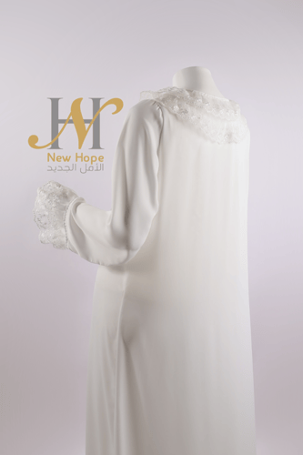 روب دانتيل ساتان ناعم كويتي