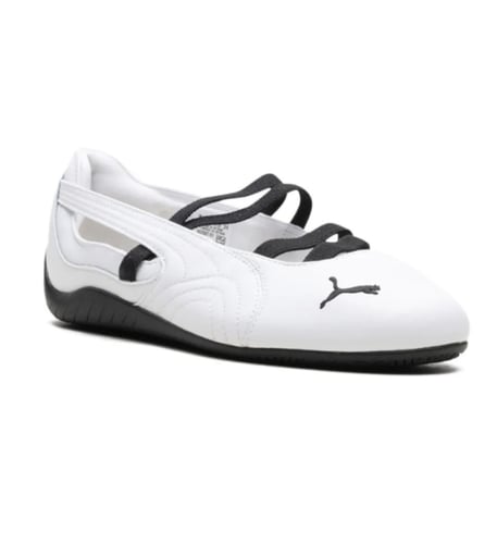 PUMA Speedcat "White" ballet flats