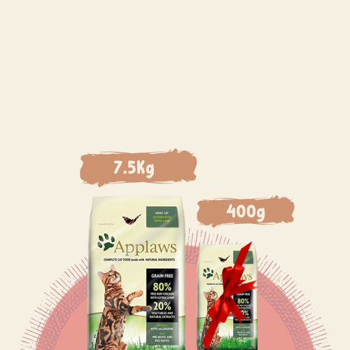 ابلاوز طعام جاف للقطط البالغة بنكهة الدجاج مع لحم...