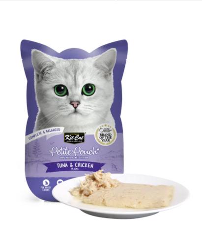 كت كات بتيت باوتش طعام كامل بالتونا والدجاج 70غ -...