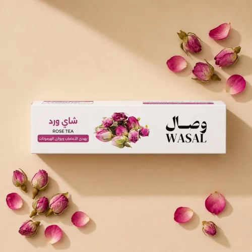 شاي ورد وصال عبوة واحدة - 25 ظرف شاي