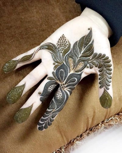 استيكر حناء داخل الكف لليدين موديل A54