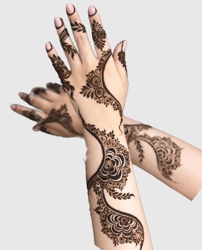 استيكر حناء لليدين موديلC224