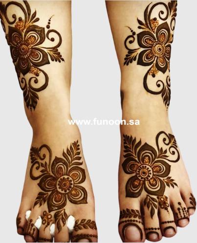 استيكر حناء للرجلين موديلC13