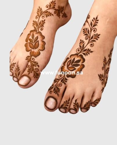 استيكر حناء للرجلين موديل C226