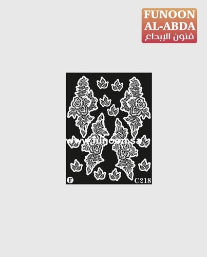 استيكر حناء لليدين موديلC218