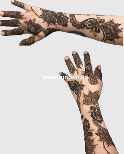 استيكر حناء لليدين موديلC164