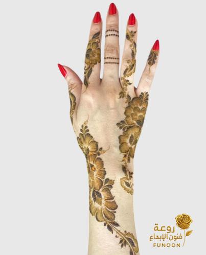 استيكر حناء لليدين موديل Z165