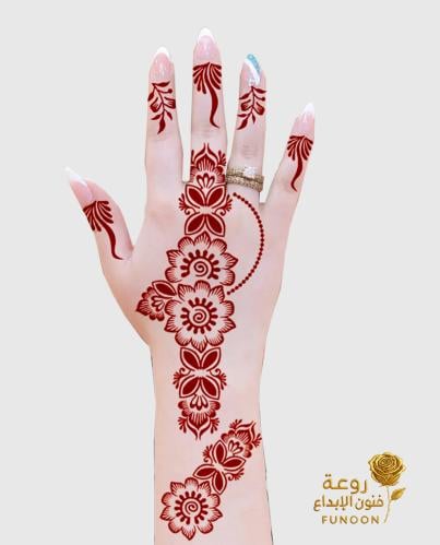 استيكر حناء لليدين موديل X5