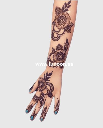 استيكر حناء لليدين موديلC107