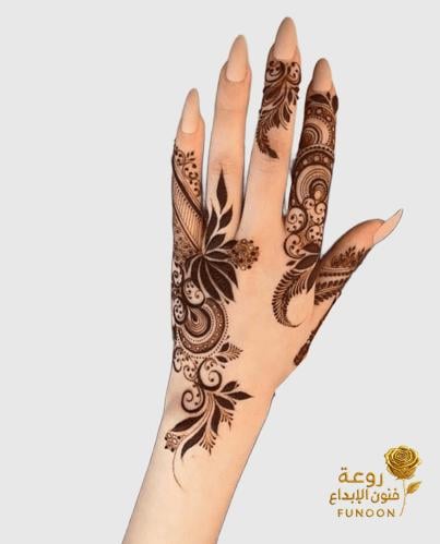 استيكر حناء لليدين موديلC209