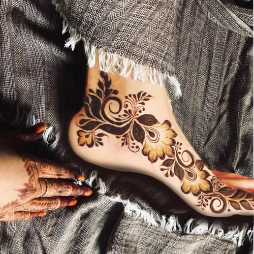 استيكر حناء للرجلين C286