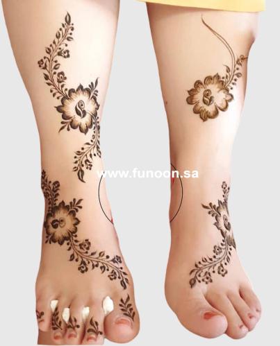 استيكر حناء للرجلين موديلC122