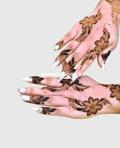 استيكر حناء لليدين موديل Z84