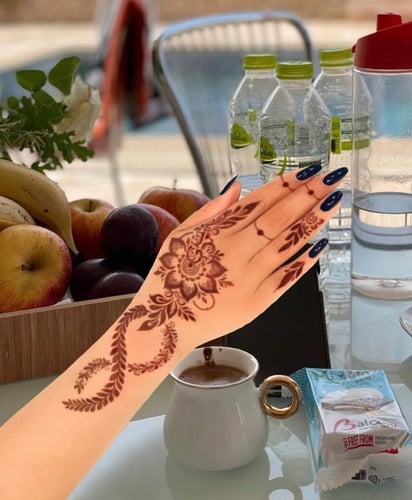 استيكر حناء لليدين موديلZ38