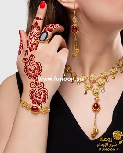 استيكر حناء لليدين موديل Z98