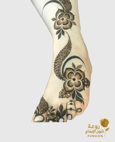 استيكر حناء للرجلين C277