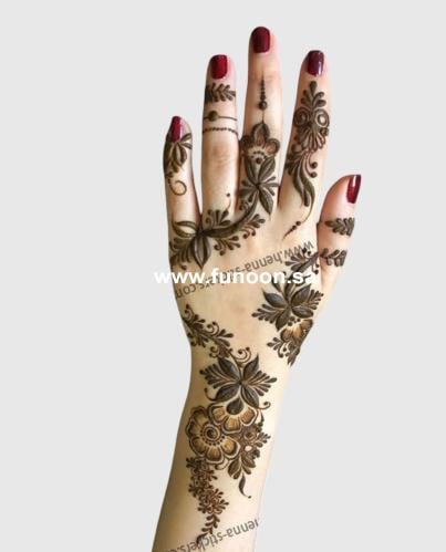 استيكر حناء لليدين موديلC179